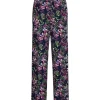Pantalone in fantasia floreale BLU
