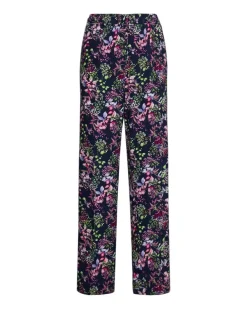 Pantalone in fantasia floreale BLU