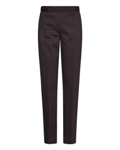 Pantalone microfantasia BORDEAUX