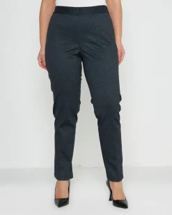 Pantalone microfantasia NERO