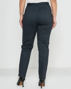 Pantalone microfantasia NERO