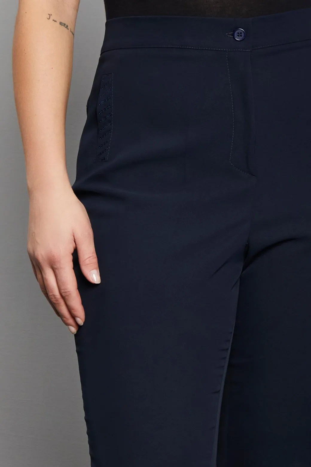 PANTALONE PAILLETTES BLU