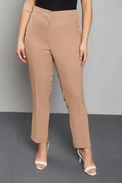 PANTALONE PAILLETTES CAFFE