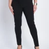 Pantalone skinny con taglio push-up NERO