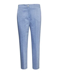 Pantalone wide leg con retro bustino elastico DENIM