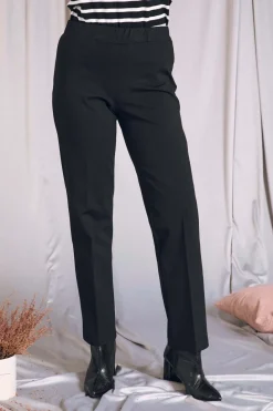 Pantaloni comfy straight leg NERO