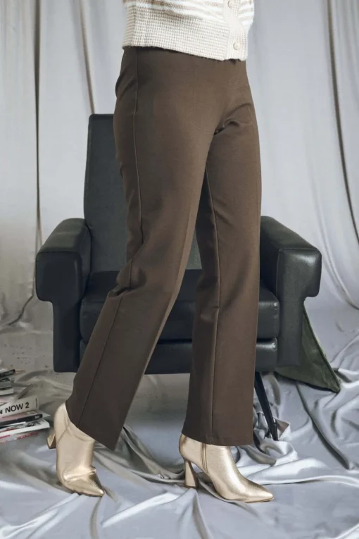 Pantaloni comfy straight leg MORO