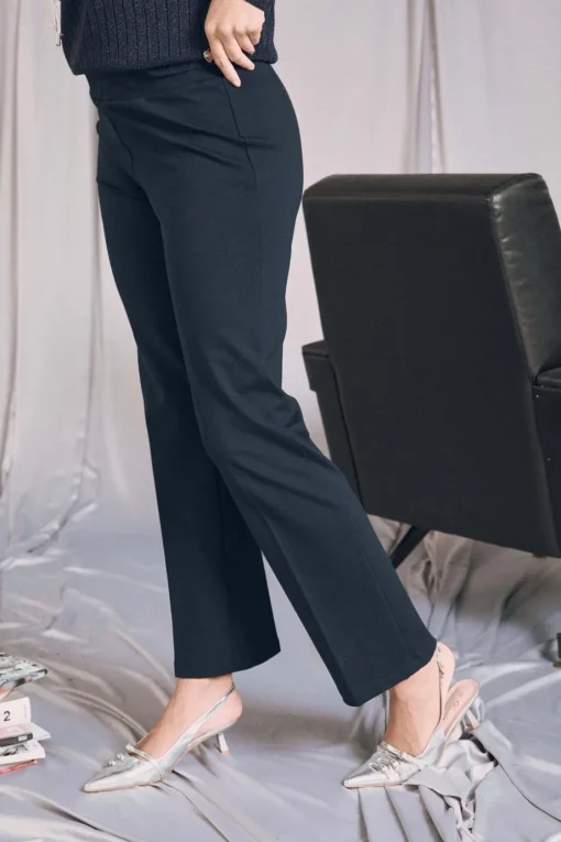 Pantaloni comfy straight leg BLU
