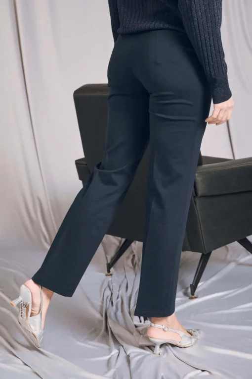 Pantaloni comfy straight leg BLU