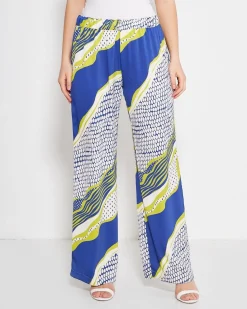 Pantapalazzo fantasia geometrica BLU-ACIDO