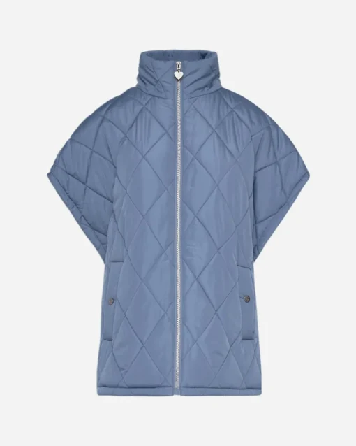 Piumino smanicato DENIM