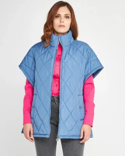 Piumino smanicato DENIM