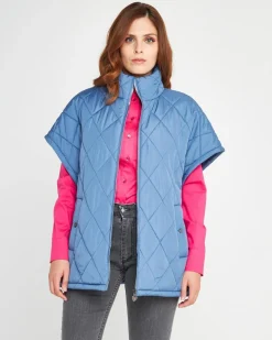 Piumino smanicato DENIM