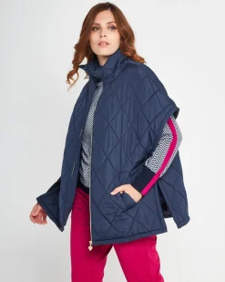 Piumino smanicato LIGHT BLUE