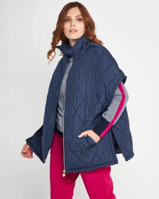 Piumino smanicato LIGHT BLUE
