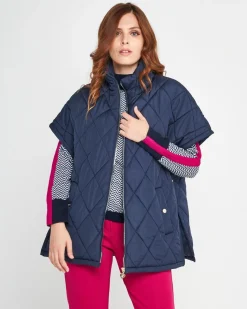 Piumino smanicato LIGHT BLUE
