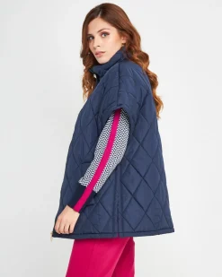 Piumino smanicato LIGHT BLUE
