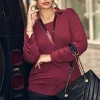 Shopping bag in ecopelle trapuntata burgundy NERO